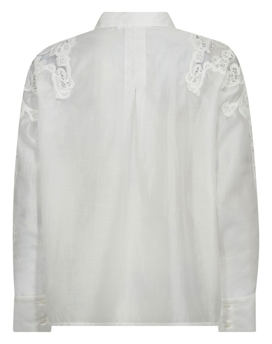 Kawa CC Embroidery Skjorte - White